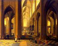 Интерьер Антверпенского собора