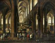 Интерьер антверпенского собора