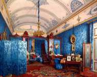 Виды залов Зимнего дворца. Гардеробная императрицы Марии Александровны