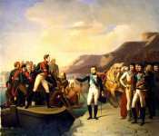 Прощание Наполеона с Александром I в Тильзите