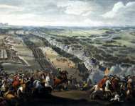 Сражение между русскими и шведскими войсками у Полтавы 27 июня 1709 года