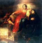 Мадонна с младенцем и св. Антонием Падуанским