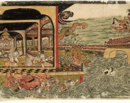 Diving Woman Retrieving the Jewel from the Dragon Palace