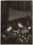 Две женщины пьют сакэ