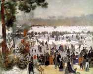 Фигуристы в Bois de Булонь