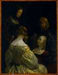 Borch Gerard ter II - Женщина в зеркале