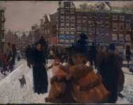 Breitner George Hendrik - Мост Сингел на Дворцовой улице в Амстердаме