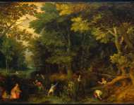 Brueghel Jan I - Латона и ликийские крестьяне