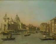 Canaletto (мастерская) - Вход в Гранд-канал на Пунта делла Догана и Санта-Мария делла Салюте