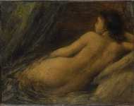 Fantin-Latour Henri - Лежащая обнажённая женщина