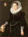 Pickenoy Nicolaes Eliasz - Портрет Johanna Le Maire