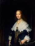 Rembrandt Harmensz van Rijn - Портрет Maria Trip  Сестраn Jacobus Trip позже жена Balthasar Coymans