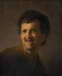 Rembrandt Harmensz van Rijn (окружение) - Улыбающийся молодой человек