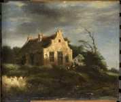 Ruisdael Jacob Isaacksz van - Крестьянский дом среди лесистых дюн