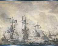 Velde Willem van de I - Эпизод из битвы в проливе Sont между голландским и шведским флотом  ноября