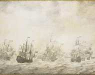 Velde Willem van de I - Эпизод Четырехдневного сражения - июня  вторая англо-голландская война   чернила