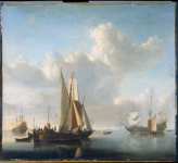 Velde Willem van de II - Корабли у берега