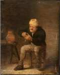 Verelst Pieter Hermansz - Мужчина ест сельдь