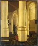 Vliet Hendrick Cornelisz van - Интерьер Старой церкви в Делфте с могилой Pieter Pietersz Heijn лейтенант-адмирала Голландии