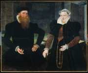 Vos Maerten de - Gillis Hooftman  Судовладелец и его жена Margaretha van Nispen