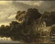 Vries Michiel van - Старый крестьянский дом у воды
