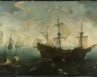 Wieringen Cornelis Claesz van - Испанская Армада у английского побережья