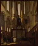 Witte Emanuel de - Хор в Ньивекерк (Новая церковь) в Амстердаме и могила Michiel de Ruyter