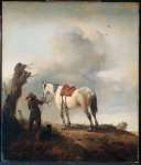Wouwerman Philips - Белая лошадь