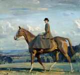 Портрет леди Барбары Лоутера на коне
