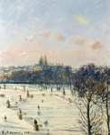 The Garden of Tuileries Snow Effect