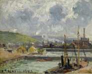 The Inner Harbor in Bassin of the Duquesne Dieppe Grey Weather