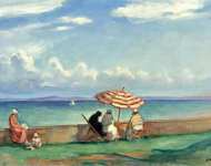 The Papasol on the Terrace of Morgat