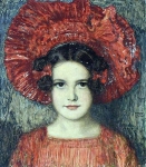 Мари в красной шляпе