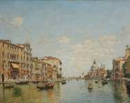 Вид на Большой канал в Венеции