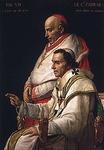 Папа Пий VII и кардинал Капрара