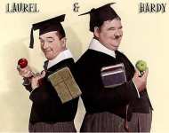 Laurel and Hardy (A Chump At Oxford)