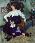 Portrait Of Marie Coca And Her Daughter