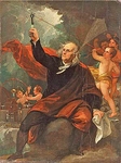 Бенджамин Франклин извлекает электричество из неба