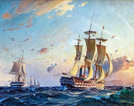 Herman af Sillеn - встреча в море