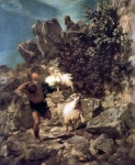 Фавн, пугающий пастуха