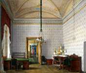 Виды залов Зимнего дворца - Учебная комната во второй запасной половине дворца