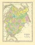 Карта Европейской части России, 1827г.