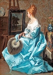 Жан де ла Хоз - Леди в голубом платье