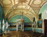 Виды залов Зимнего дворца - Третий зал Военной галереи