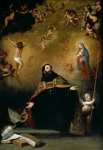 Святой Августин между Христом и девой