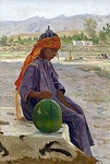 Терпсихоров Николай - Turkmen Girl with Watermelon