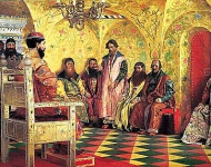 Сидение царя Михаила Фёдоровича с боярами в его государевой комнате