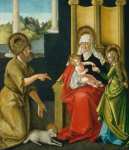 Св.Анна с младенцем на коленях, Мадонна  и св.Иоанн Креститель