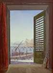 Karl Gustav Karus Balkon s vidom na Neapolitanskiiy zaliv, Staraia Nacional naia galereia