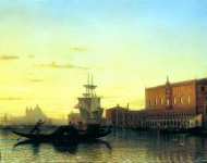 Вид Венеции. Дворец дожей.